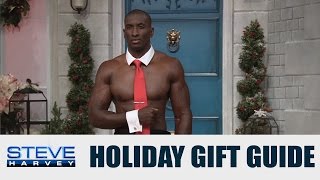 Holiday Gift Guide No the model is NOT the gift  STEVE HARVEY [upl. by Rodmann]