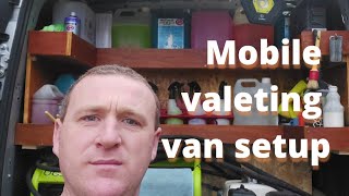 mobile valeting van Tour  setup  Lothian Valet [upl. by Tiffanle825]