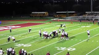 2013 Week 4 high school football Hallandale 54 Pembroke Pines Charter 7 [upl. by Wenoa]