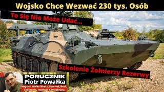 Szkolenie Żołnierzy Rezerwy w 2024 roku MON Chce Przeszkolić 230 tys Osób To Nie Może Się Udać [upl. by Einohpets]