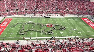 The Ohio State Marching Band Nov 22 halftime show Viva Las Vegas [upl. by Elladine]