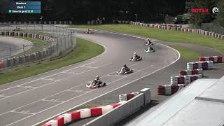 Rotax Euro Trophy Wackersdorf 2020 Masters Final 1 [upl. by Atiran]