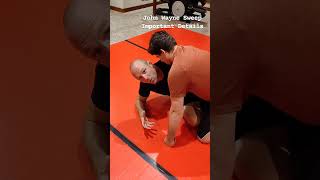 John Wayne Sweep bjj jiujitsu grappling [upl. by Atikkin]