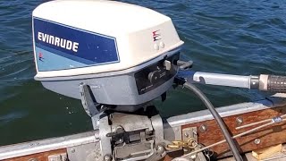 1984 Evinrude 6hp vs 1983 Johnson 75hp Outboard Motor GPS comparison [upl. by Anitnauq]