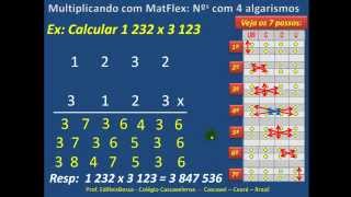 MULTIPLICAÇÃO DE NÚMEROS COM 2 3 E 4 ALGARISMOS  FÁCIL FÁCIL  CURIOSIDADE 7  CC V541 [upl. by Anirtac]