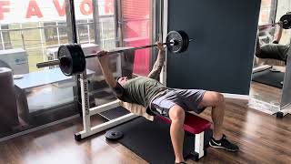 100kg x11 reps bench press 04 11 2024 98kg bodyweight [upl. by Ellertnom]