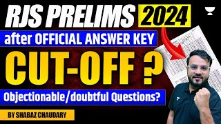 🚨RJS 2024 Prelims  Expected CutOff amp Doubtful Questions  Shabaz Chaudary [upl. by Gonzalo799]