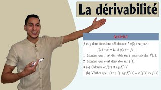 la dérivabilité 2 bac exercices corrigés  la dérivée de la composée de deux fonctions 2 bac [upl. by Mechelle958]