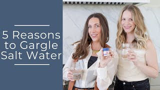 5 Reasons to Gargle Salt Water and How to Do it [upl. by Vange]