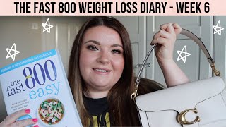 THE FAST 800 WEIGHT LOSS DIARY  WEEK 6  Emma Swann [upl. by Hsihsa]