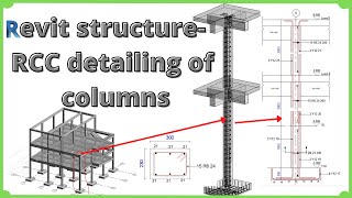 Revit structure I Revit rebar detailing on Columns [upl. by Irami236]