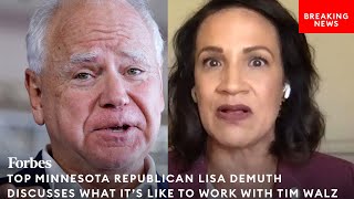 This Is What Its Like Working With Tim Walz Top Minnesota Republican Lisa Demuth [upl. by Moreville268]