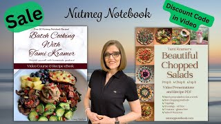 Nutmeg Notebook Courses  New sale Code for 2024  Chopped Salad Course amp Batch Cooking [upl. by Attekram251]