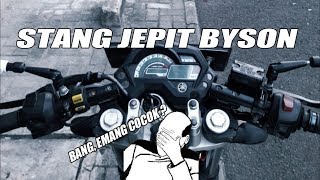 Pasang Stang JEPIT di BYSON  FZ16 [upl. by Adnwahs]