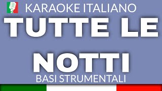 TOMMASO PARADISO  TUTTE LE NOTTI KARAOKE STRUMENTALE base karaoke italiano🎤 [upl. by Maurie]