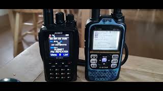 ALINCO DJMD5 with ICOM ID51 plus 2 [upl. by Cchaddie]