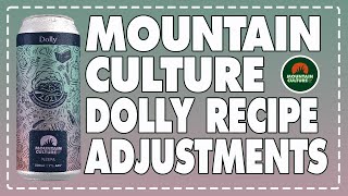 Mountain Culture DOLLY NEIPA  Recipe Water Adjustments  Beersmith amp Brewfather [upl. by Kape789]