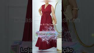 🥰 Brilhe com Estilo Vestidos Marsala para Todas as Ocasiões  Tendências de Moda shorts [upl. by Namrehs871]