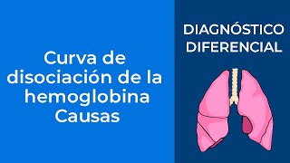 Diagnóstico Diferencial Curva de disociación de la hemoglobina Causas [upl. by Yrrol]