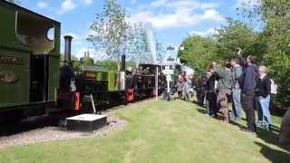 Statfold Barn Railway steam whistles galore 6615 [upl. by Avuha]