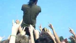 BLESSTHEFALL  warped tour craig in the crowd getting FAR [upl. by Eilime104]