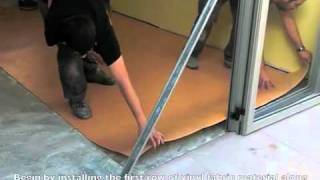 How to Install Linoleum Flooring [upl. by Navannod325]