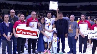 Jayson Castro Finals MVP awarding and speech  PBA Season 49 Governors Cup Finals [upl. by Wolfram]