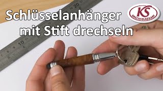 Praktischer Schlüsselanhänger mit Kuli und Touchcap  Videoanleitung zum Nachmachen [upl. by Ivanna346]