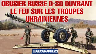 🛑Obusier russe D30 ouvrant le feu sur les troupes ukrainiennes [upl. by Binah]