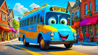 The Wheels on the Bus Song  Popular Nursery Rhyme amp Lyrics for Kids  Educational Kids Songs [upl. by Constantina]