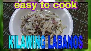 easycooking KILAWING LABANOS SA MACKEREL [upl. by Elmo]