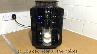 Great Value Coffee Machine  Krups EA8108 Bean to Cup Machine Review [upl. by Ahcarb]