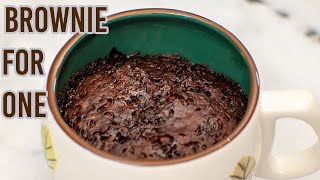 Eggless 1 Minute Mug Brownies  2 Easy Recipes [upl. by Barbey]