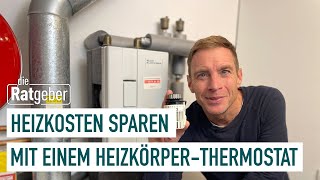 Heizkosten sparen Thermostat und entlüften  Die Ratgeber [upl. by Llevart]