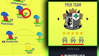 KOMPLETTES 99er KARRIERE TEAM 👽👽👽 FIFA 22 Karrieremodus Experiment [upl. by Atiuqat]