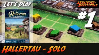 Hallertau  Solo Lets Play Teil 1 Lookout Spiele [upl. by Anim]