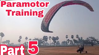 Paramotor Training part 6  Powered Paragliding flying training in india with Pilot Kuldeep taak [upl. by Yrffej]