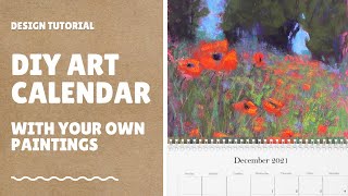 DIY Art Calendar  with your own Paintings [upl. by Thais]