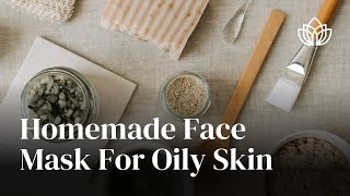 DIY secret face pack for oily skin and pimples✨  Glowing skin  Healthy skin [upl. by Ispep]