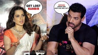 John Abraham Supports Kanagna Ranaut For Slamming Ranbir Kapoor Karan Johar [upl. by Shafer]