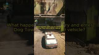 What happens if you enter Dog Town with a NCPD vehicle cyberpunk2077 shorts [upl. by Anilef620]