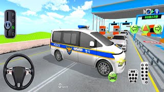 New Police Car Hyundai Staria Petrol Duty Highway and Rest Area  3D Driving Class  Android Game [upl. by Acilejna]