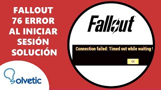 Fallout 76 Error al Iniciar Sesión SOLUCION [upl. by Dardani]