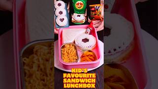 Choti k liye bnai Korean noodles 🍜 or jim jam sandwich lunchbox [upl. by Lunetta]