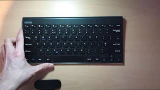 Arteck Bluetooth Stainless Steel Keyboard Review [upl. by Ynehpets]