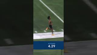 Nate Wiggins 429 forty yard dash clemson nflcombine nfldraft nfl shorts [upl. by Donell]