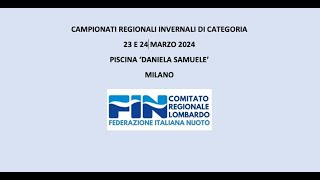 Campionati Regionali di Categoria  Milano 2024 Domenica 24032024  pomeriggio [upl. by Ligriv]