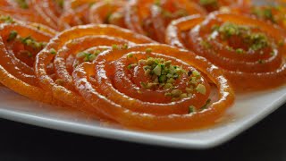 Jalebi recipe  Make Crispy Crunchy and Juicy jalebi in minutes [upl. by Yelahs]