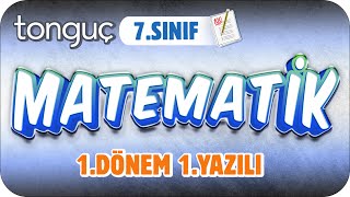 7Sınıf Matematik 1Dönem 1Yazılıya Hazırlık 📝 2024 [upl. by Terrag732]