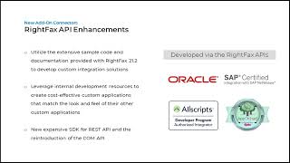 Whats New in RightFax 2XX RightFax API Enhancements [upl. by Willtrude6]